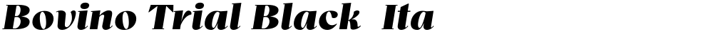 Bovino Trial Black  Ita