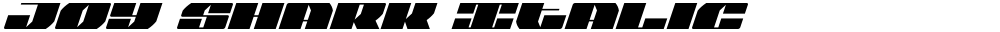 Joy Shark Italic
