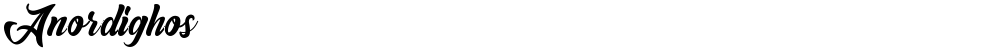 Anordighos