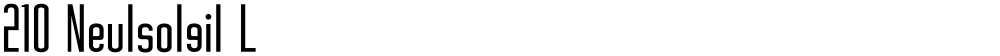 210 Neulsolgil L