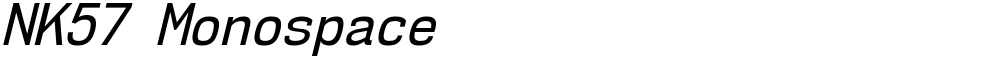 NK57 Monospace