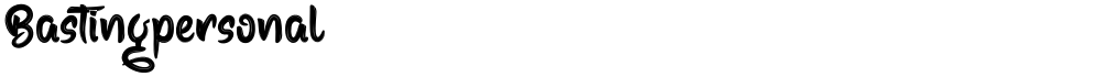 Bastingpersonal