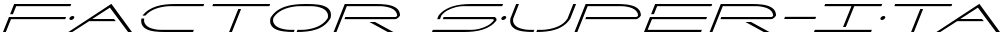 Factor Super-Italic