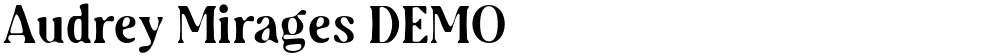 Audrey Mirages DEMO