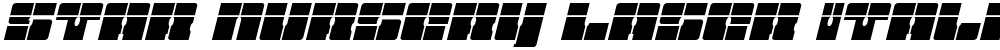 Star Nursery Laser Italic