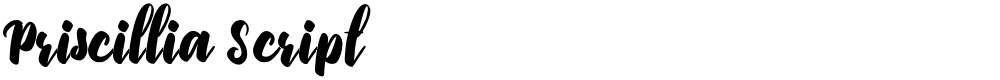 Priscillia Script