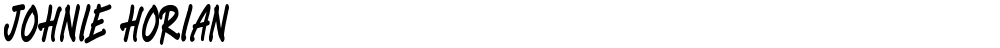 Johnie Horian