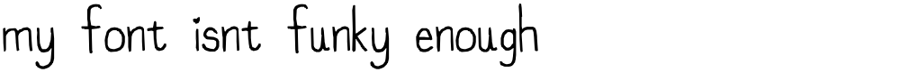 my font isnt funky enough