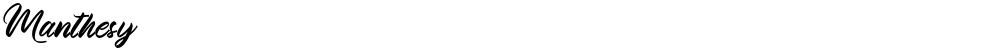 Manthesy