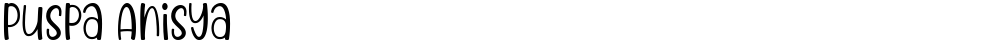 Puspa Anisya