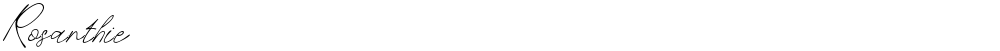 Rosanthie