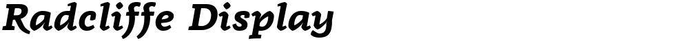 Radcliffe Display