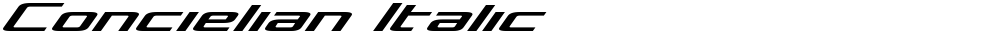Concielian Italic