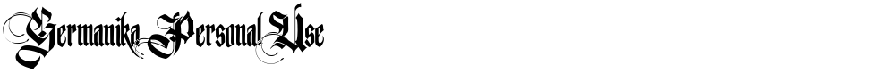 Germanika Personal Use