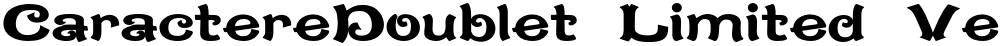 CaractereDoublet Limited Version