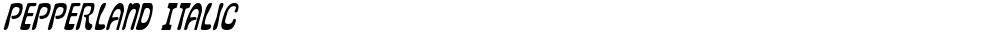 Pepperland Italic