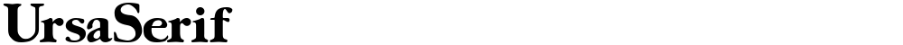 UrsaSerif