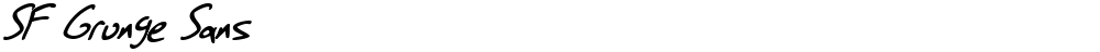 SF Grunge Sans