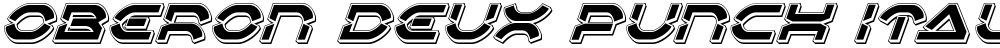 Oberon Deux Punch Italic