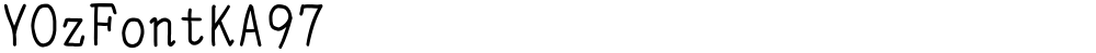 YOzFontKA97
