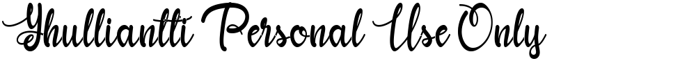 Yhulliantti Personal Use Only