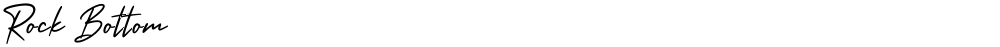 Rock Bottom