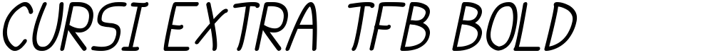 cursi extra tfb bold