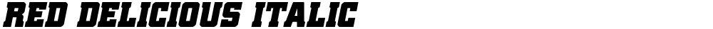 Red Delicious Italic