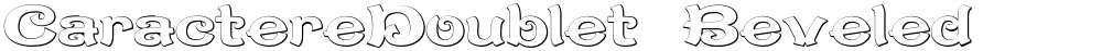 CaractereDoublet Beveled