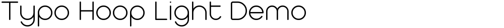 Typo Hoop Light Demo