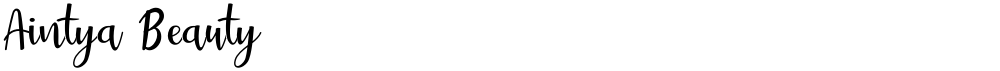 Aintya Beauty