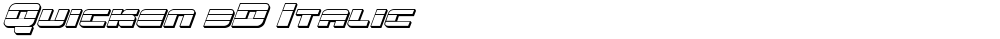 Quicken 3D Italic