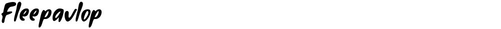Fleepavlop