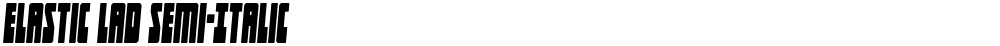Elastic Lad Semi-Italic