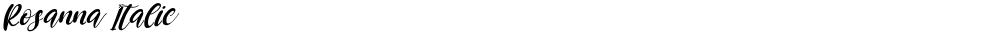 Rosanna Italic
