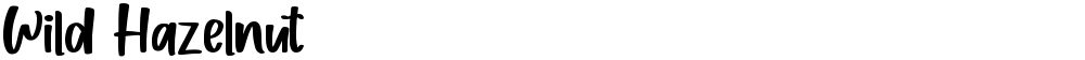 Wild Hazelnut