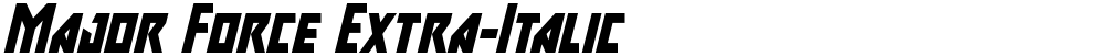 Major Force Extra-Italic