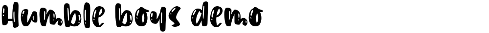 Humble boys demo