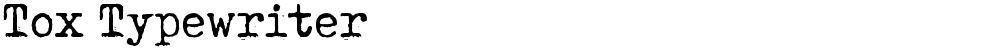 Tox Typewriter