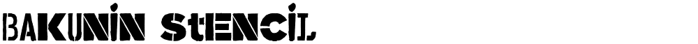 Bakunin Stencil