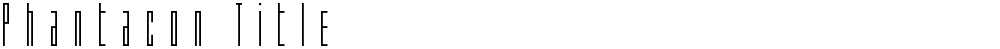 Phantacon Title