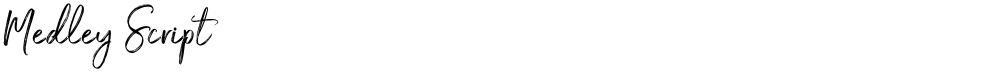 Medley Script
