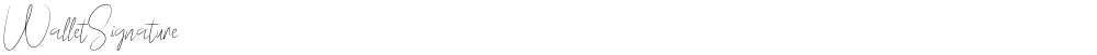 WalletSignature