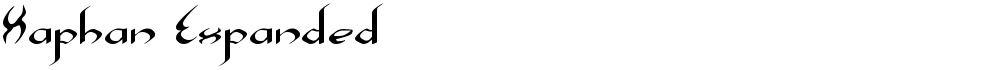 Xaphan Expanded