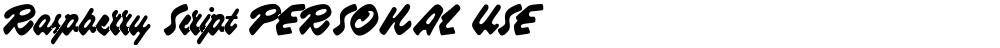 Raspberry Script PERSONAL USE