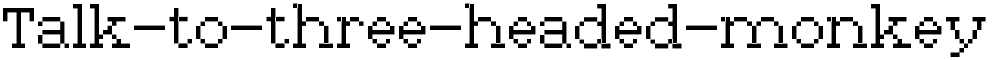 Talk-to-three-headed-monkey