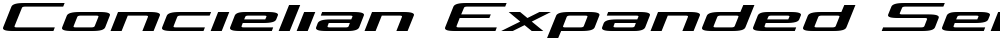 Concielian Expanded Semi-Italic