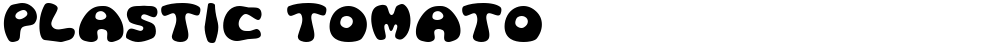 Plastic Tomato