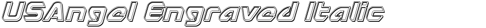 USAngel Engraved Italic