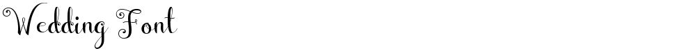 Wedding Font